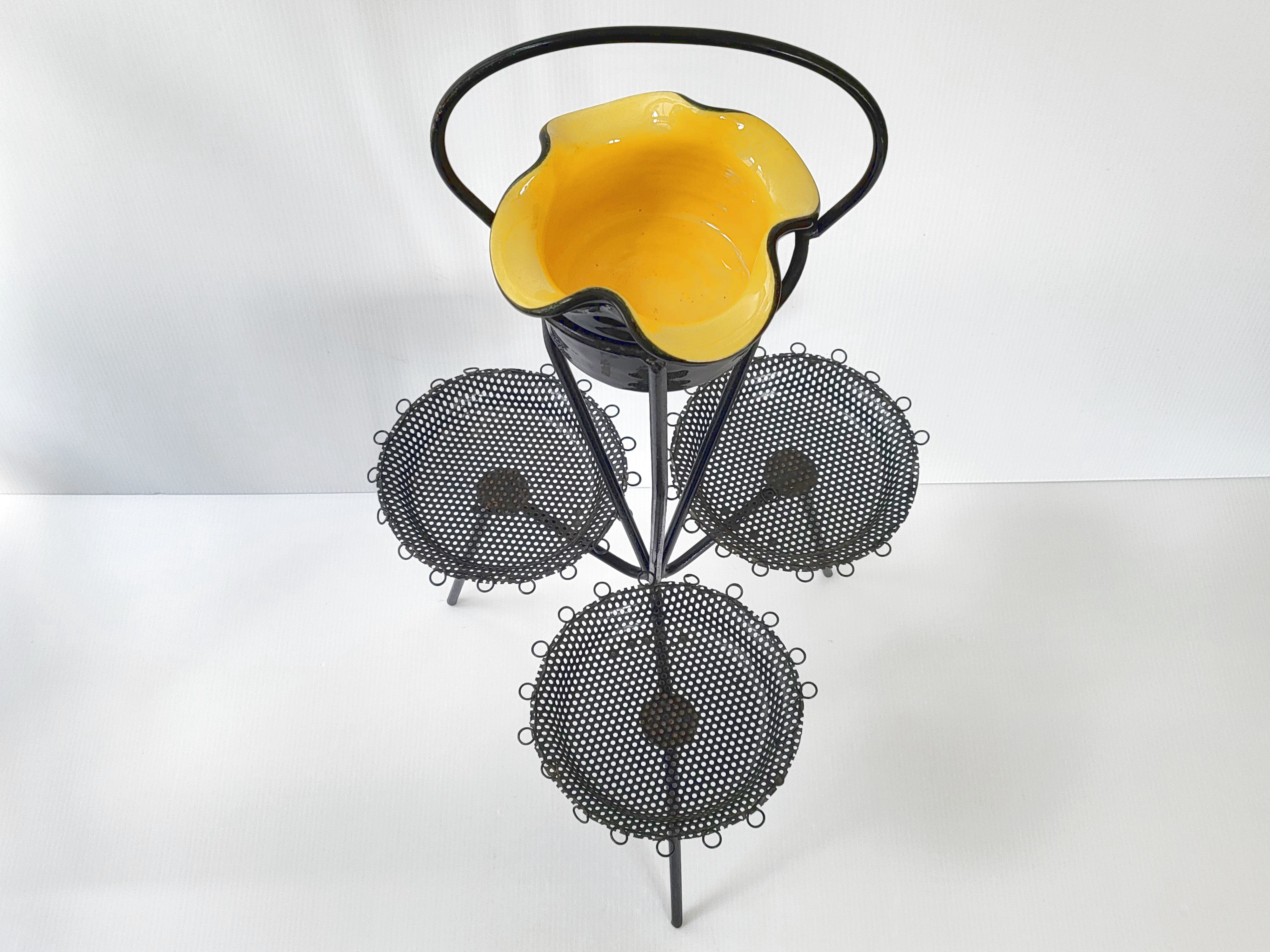 Cendrier tripode 1950 vintage