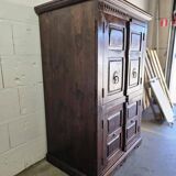Armoire vintage robuste en bois / étagère / armoire de rangement