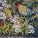 Large Aubusson tapestry "Verdure with birds" signed