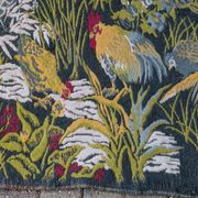 Large Aubusson tapestry "Verdure with birds" signed