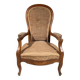 Fauteuil voltaire Louis Philippe XIXe prêt à tapissé