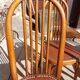 6 Baumann chairs in wood and imitation leather
