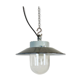 Vintage factory hanging lamp, 1970s