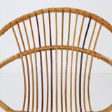 Mid-century rattan children’s lounge chair, the Netherlands 1960s