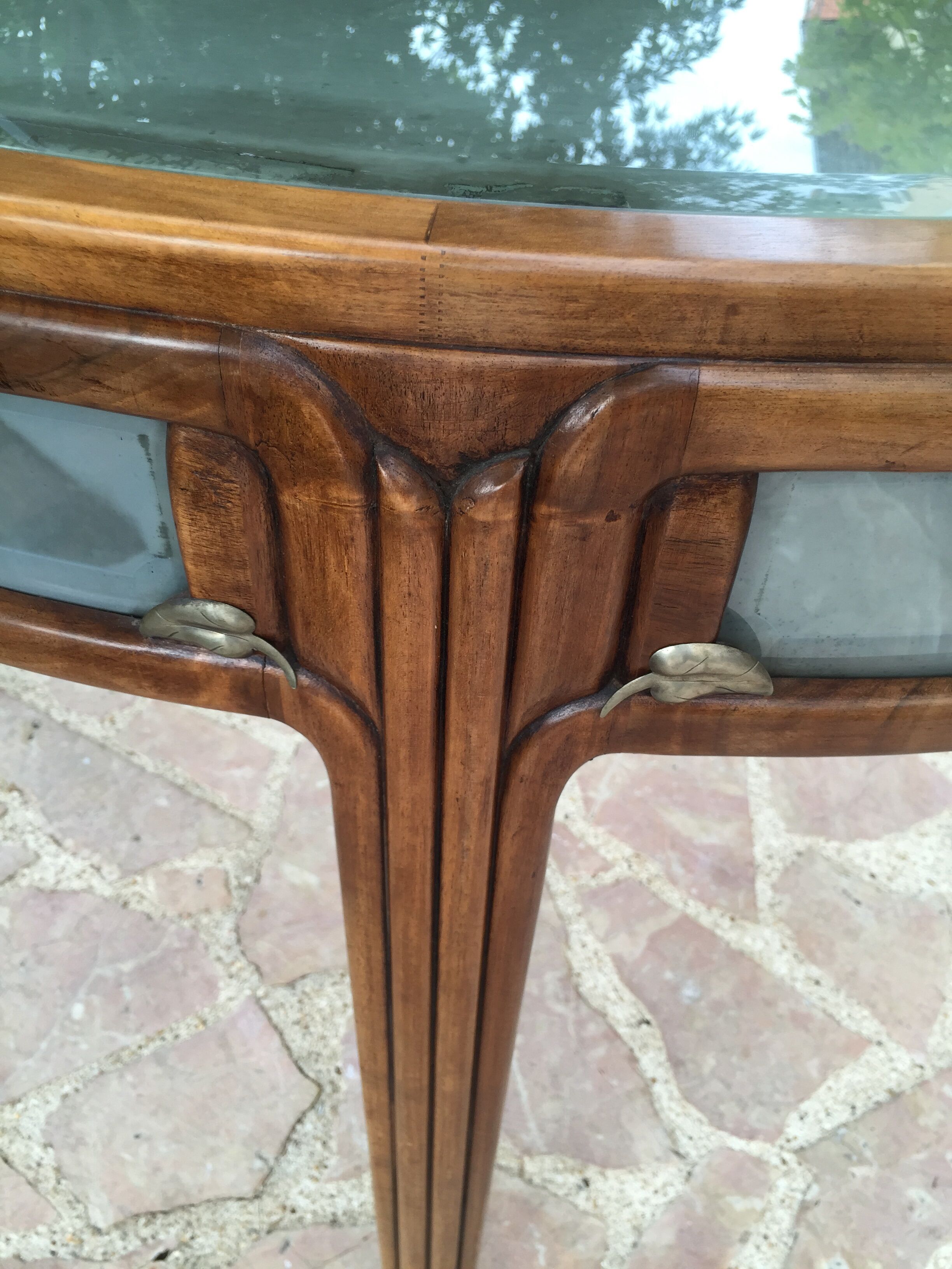 Console half moon Art Deco