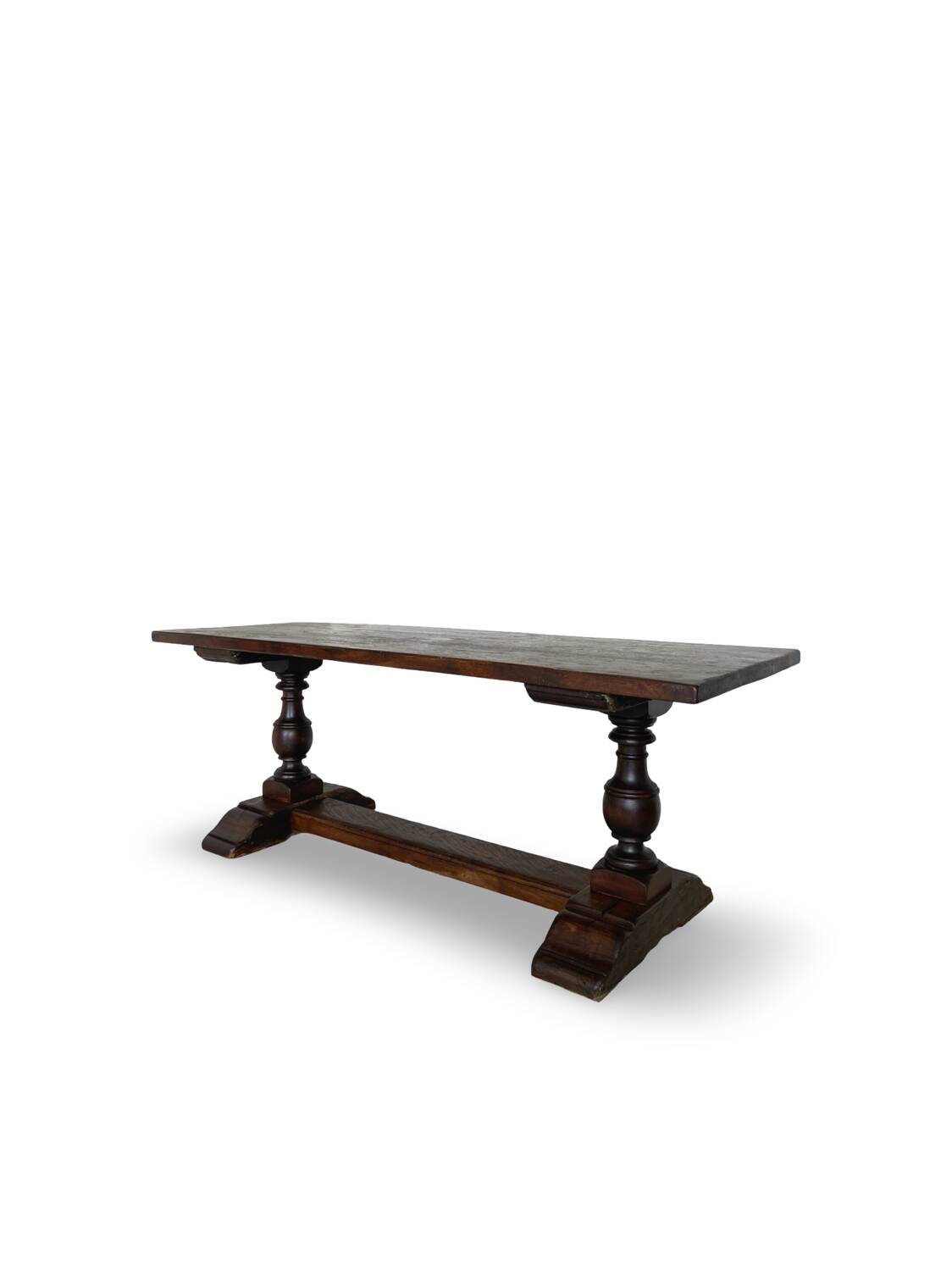 A fine 18th Century French walnut dining table
