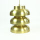 Ceiling light in brass, 205cm, Czechoslovakia 1960s