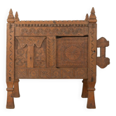 Coffre de mariée antique de la vallée de Swat