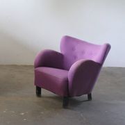 Danish 1930s Club Sofa, Style of Fritz Hansen & Flemming Lassen