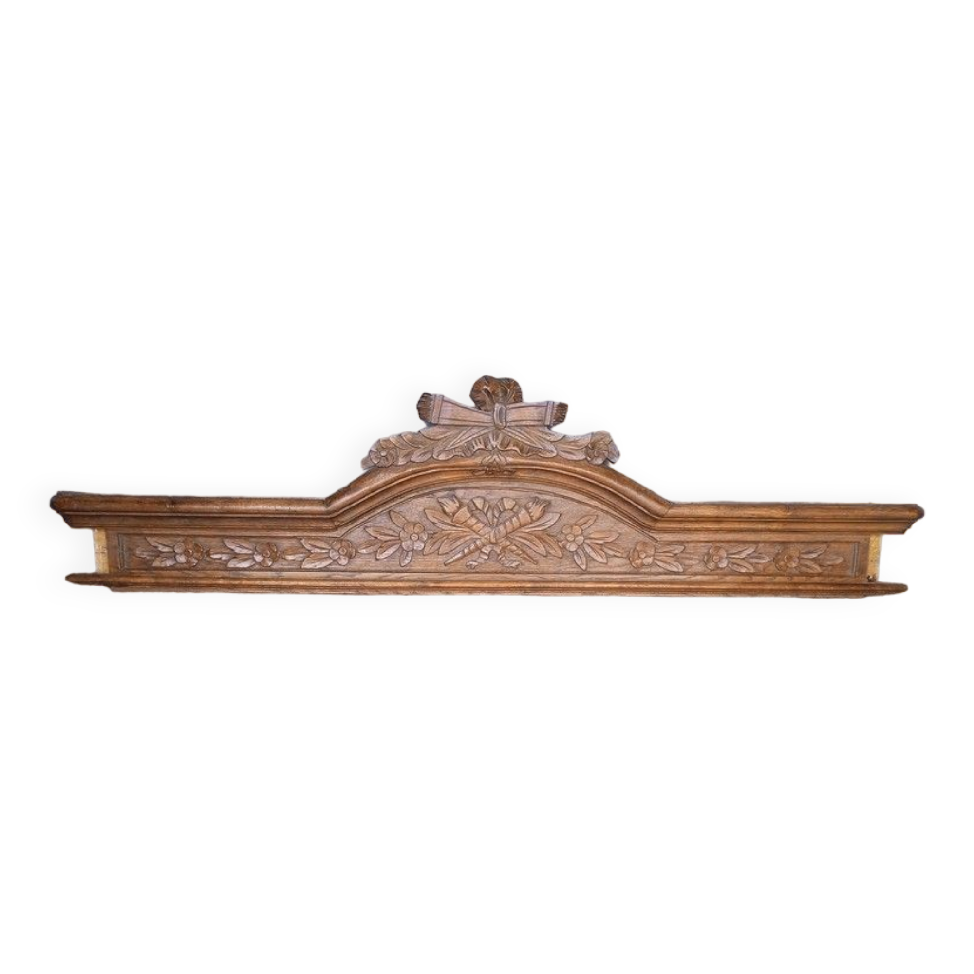 Fronton boiserie bois sculpté style Louis XVI ep XIXem