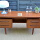 By G-Plan teak desk