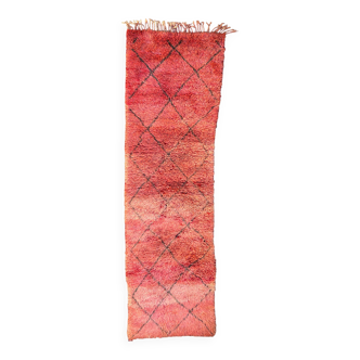 Beni M'Rirt Moroccan rug pink - 285 x 82 cm