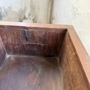 Jardinière années 50 palissandre constructiviste