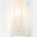 Pair of wall sconces in opal glass by Peill & Putzler, Germany