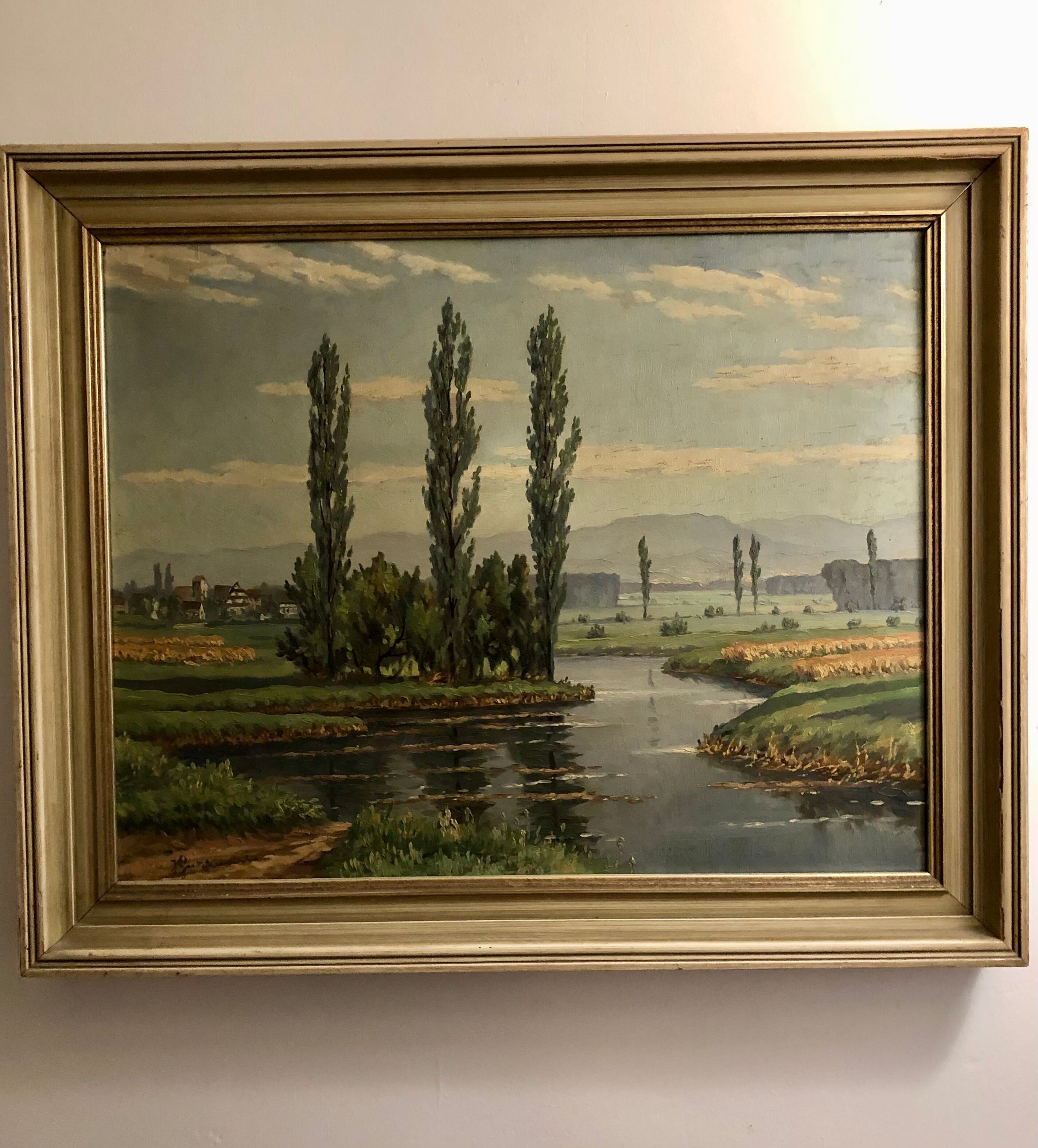 Painting on canvas, Julius Gutekunst