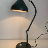 Lampe vintage 1950 Jumo GS1 vert viride de bureau - 55 cm