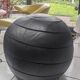 Black leather ottoman by Edwin and Niekel Taco for Leolux 90