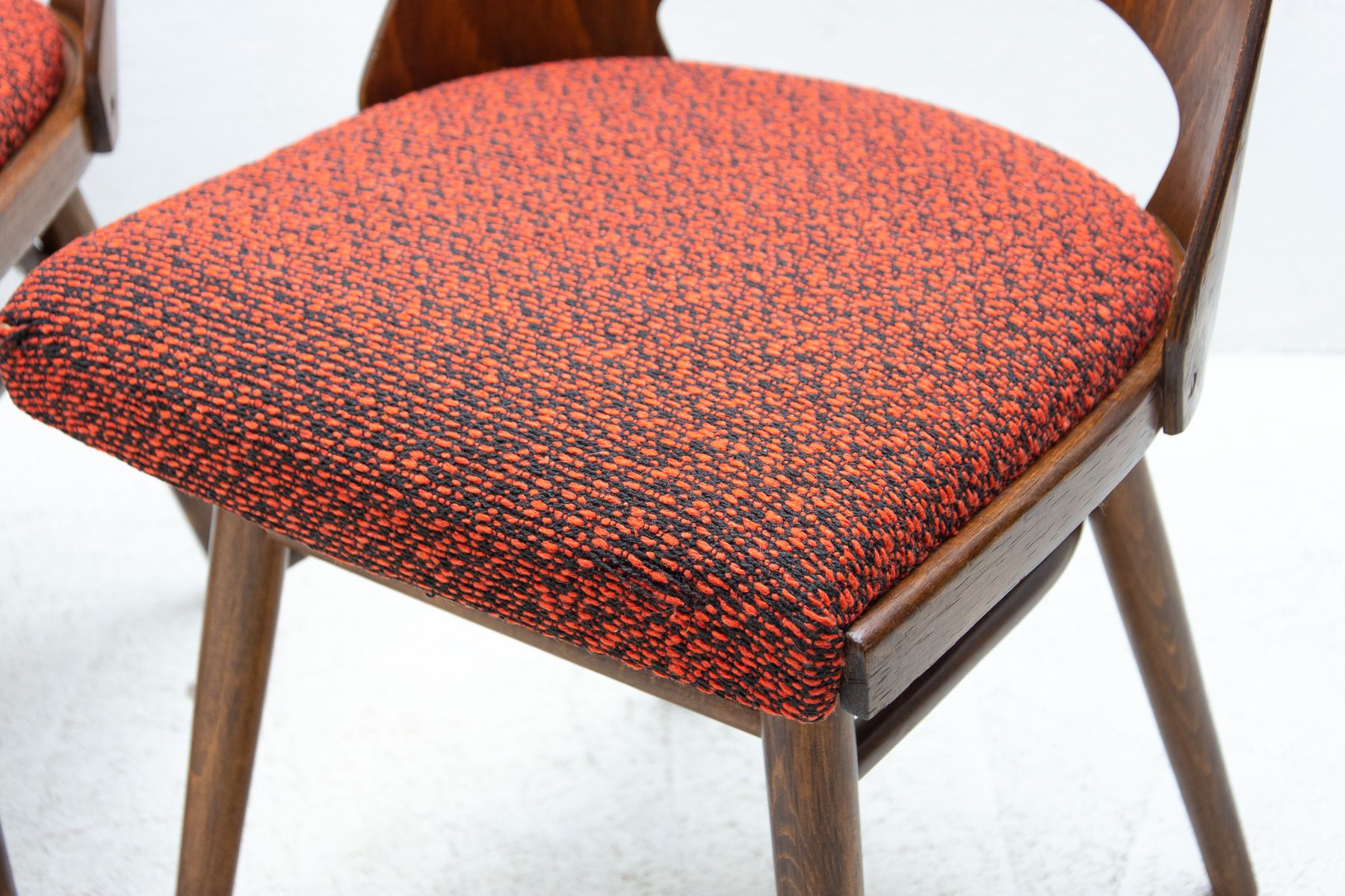 4 mid century dining chairs by Radomír Hofman, 1960´s, set of 4