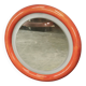 Italian Space Age Illuminated Round Wall Mirror, 1970s