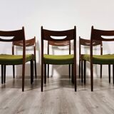 Ensemble de chaises à manger en teck vintage