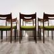 Ensemble de chaises à manger en teck vintage