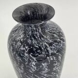 Vase vintage en verre soufflé