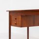 Teak drop-leaf desk