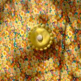 Applique Luna Small jaune vanille