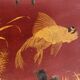 Pair of lacquered wooden panels, fish, Vietnam, Tran Van Ha (1911-1974)