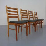 Danish Teak Dining Chairs by Korup Stolefabrik, 1970s, Set of 4