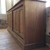 Enfilade meuble de métier chêne coulissant XL