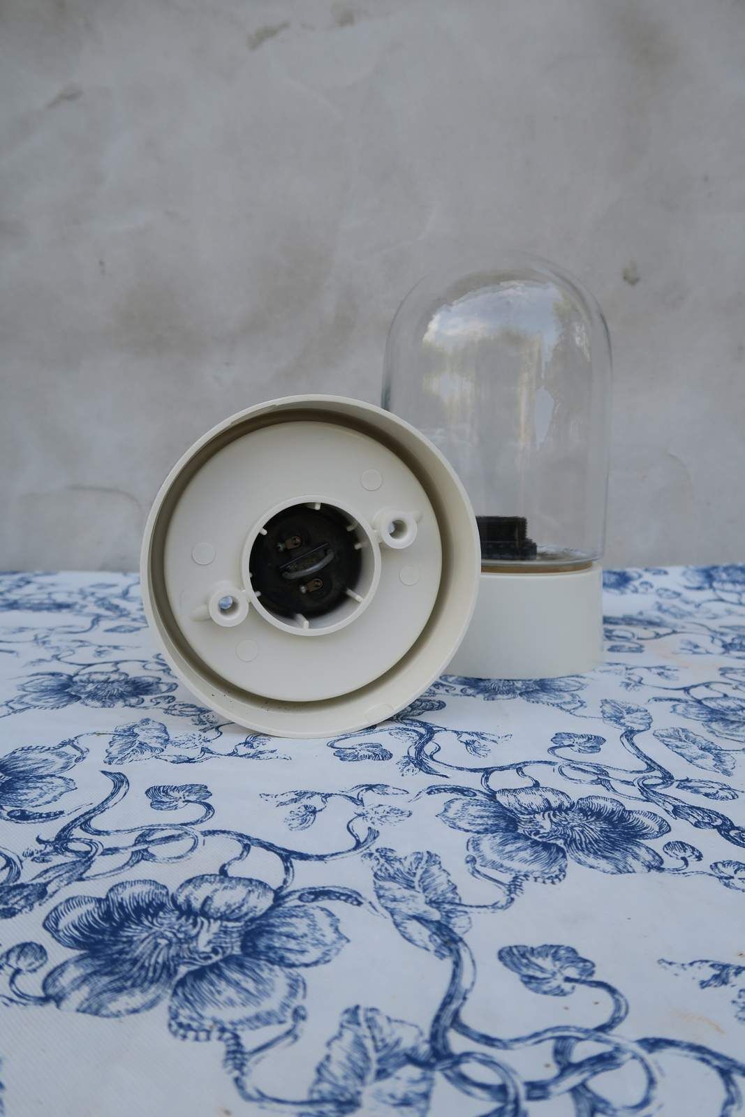 Pair Wall lamp plaffonier globe 1950