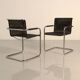 Ensemble de 4 chaises "D41" par Jean Prouvé pour Tecta 80's