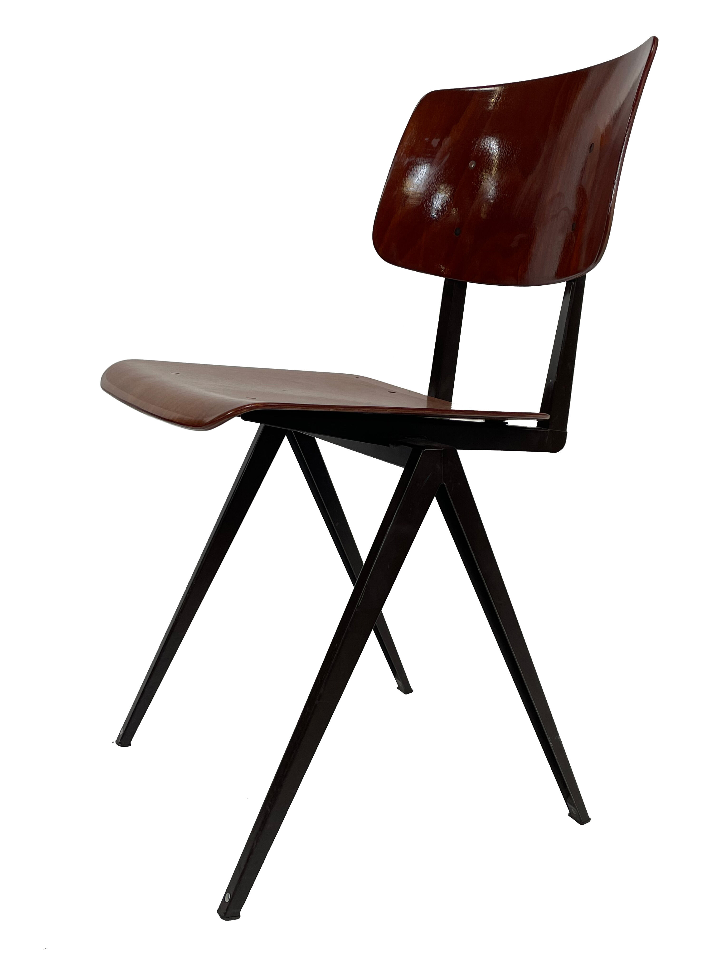 Industrial chair Galvanitas S16 Pagholz Netherlands 60's