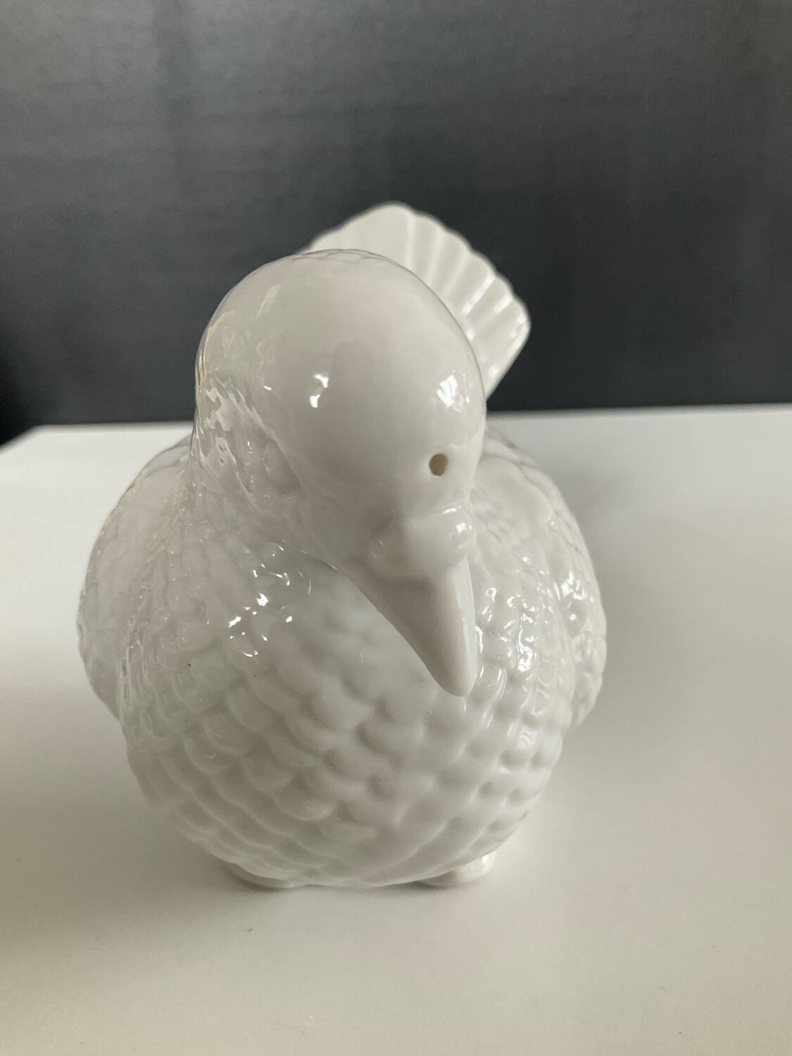 Glazed porcelain bird