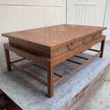 Table basse en bambou roche-bobois