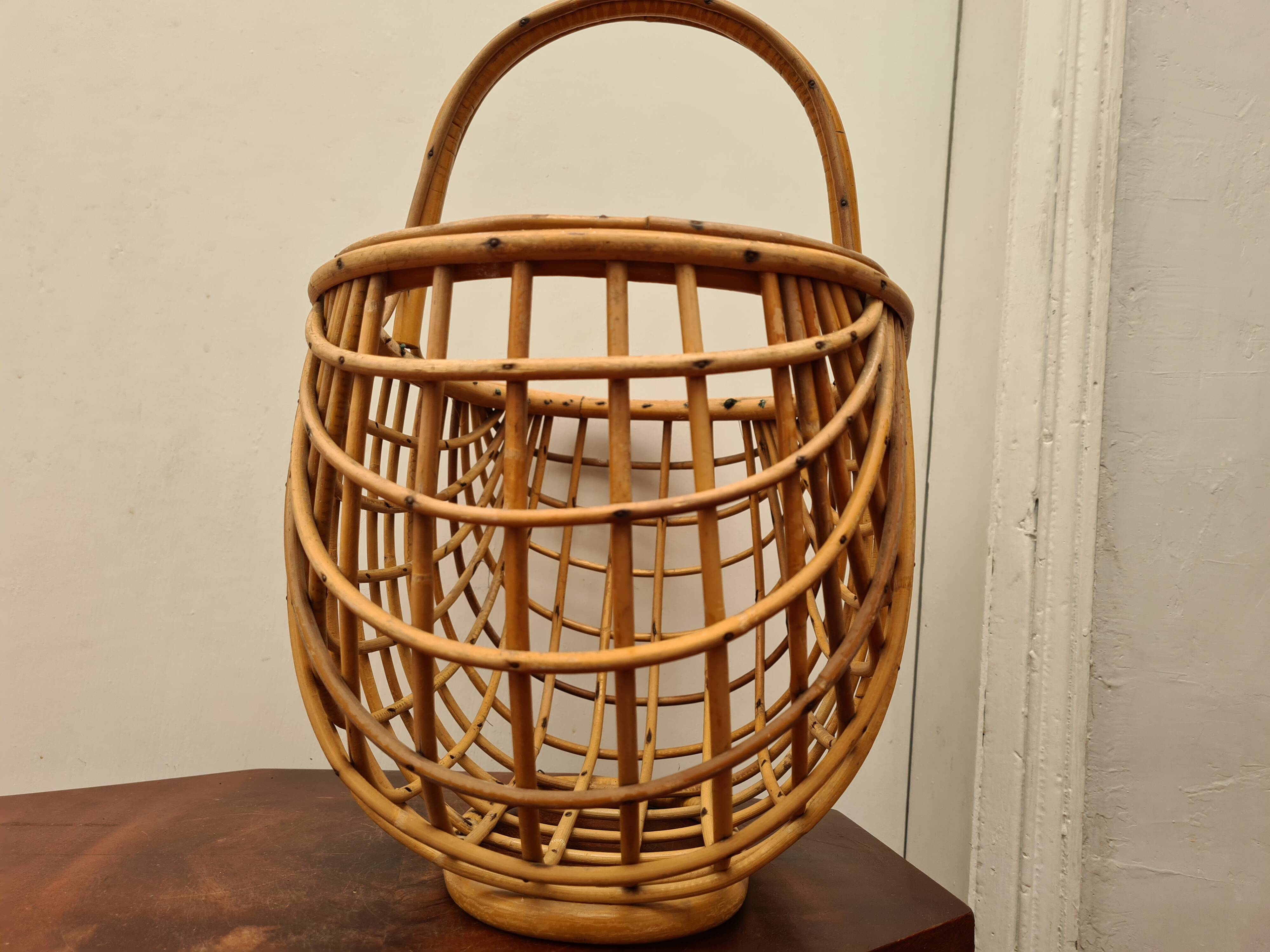 Old bamboo basket, south of France.