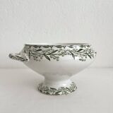 Soupière en terre de fer « Mimosas » Saint Amand et Hamage