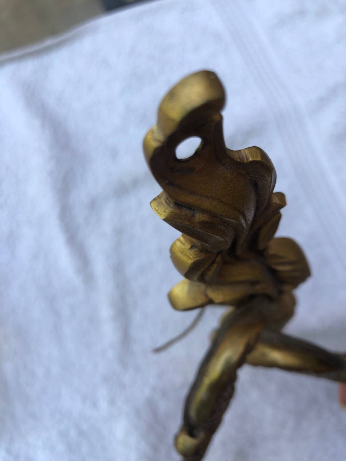 Pair of Louis XV style bronze sconces