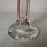 Vase soliflore free-form blown glass
