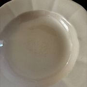 Vintage set of 8 powder pink soup plates Digoin Sarreguemines