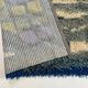 Abstract Scandinavian Multicolor High Pile Rya Rug Carpet, Sweden, 1960s