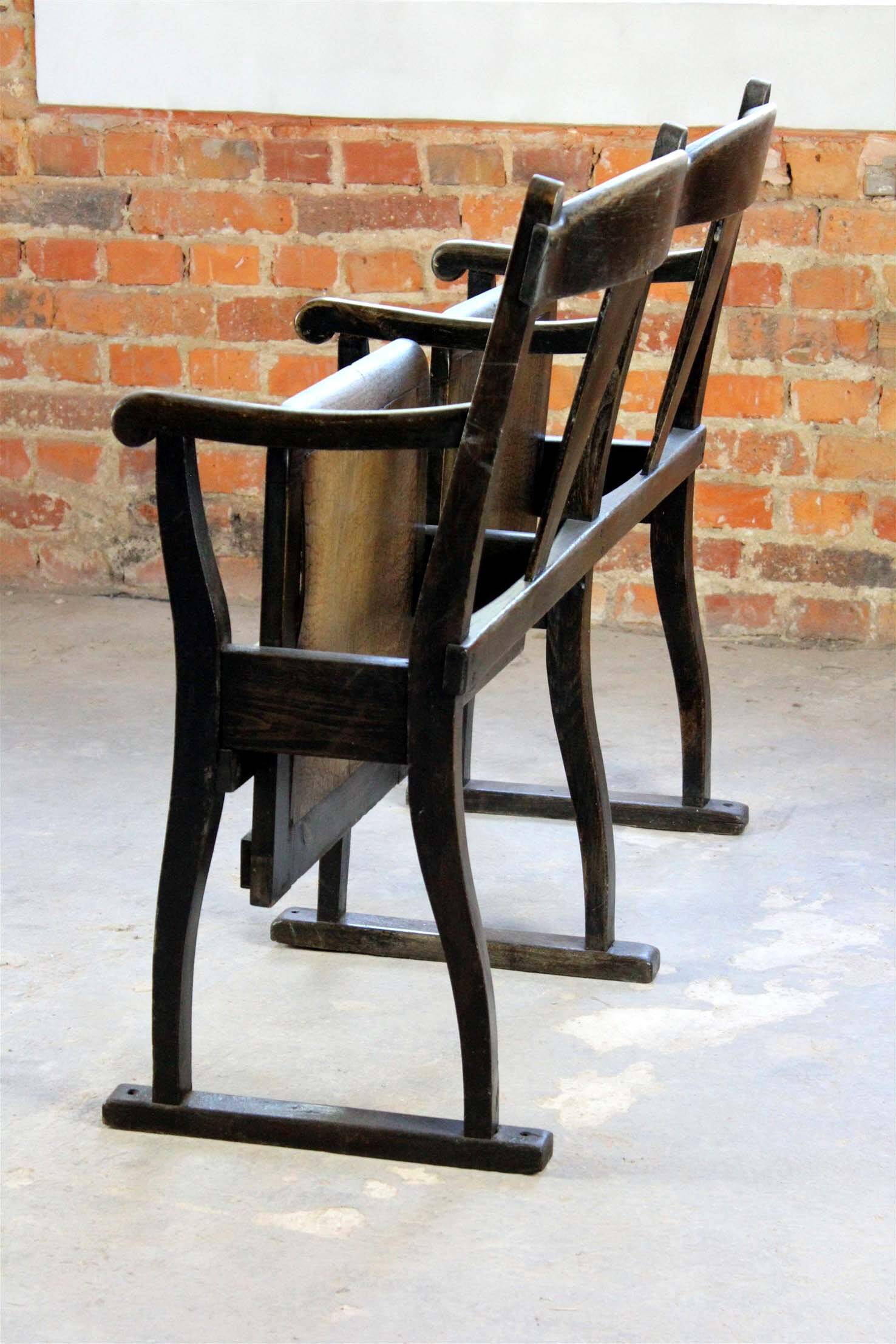 Vintage Cinema Seats, 1930s, Set of 2