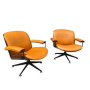 Rare lounge chair par Ennio Fazioli pour MIM Roma