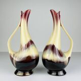 Mid-century ceramic vases by Bay Keramik, West Germany, 1960s, set of 2.