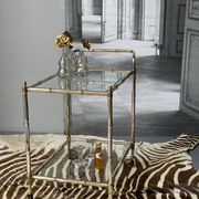 Vintage Golden Bar Cart