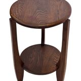 Art Deco Side Table Plant Table Oak 1950s Design