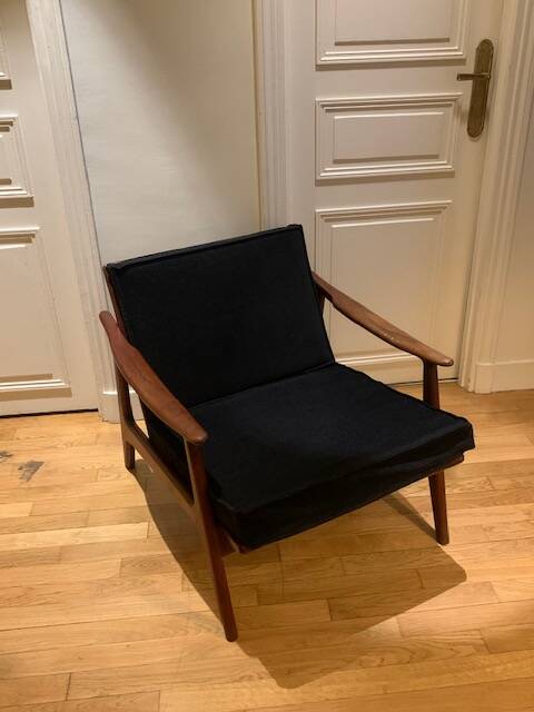 Ensemble canapé et 2 fauteuils danois, 1960