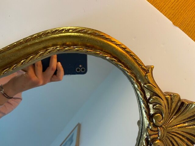 Rocaille mirror 29x51cm