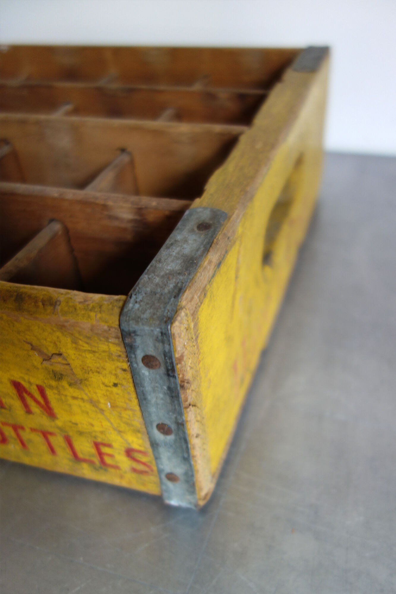 Vintage Coca-Cola wooden locker